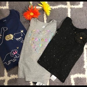 Girl Tops Size 5 NWT Adidas And Carter’s